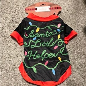 Santa's Little Helper Dog Shirt